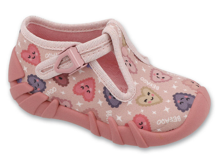 Obrázek z BEFADO 110P517 dívčí bačkorky SPEEDY srdíčka 