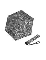 Knirps US.050 ultra light slim manual story black - lehký dámský skládací plochý deštník