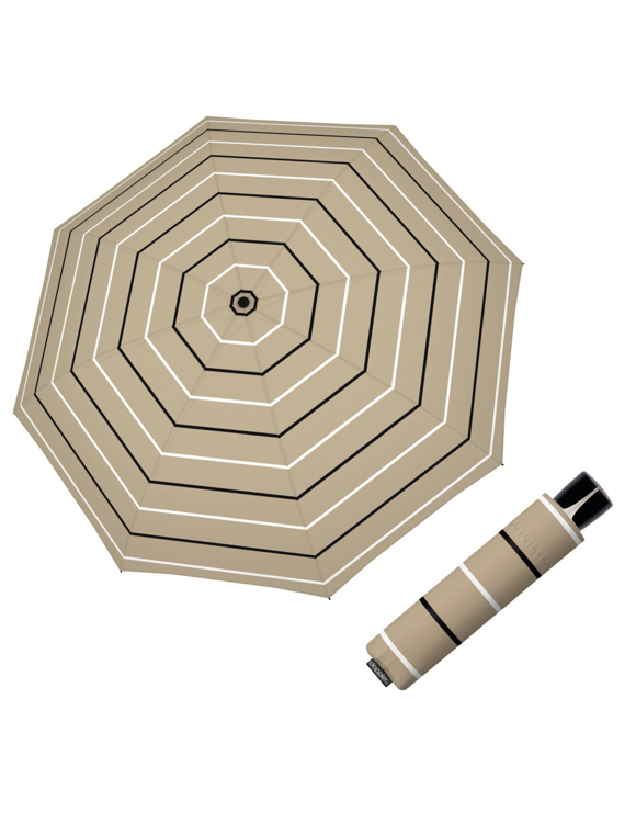 Obrázek z DOPPLER Mini Fiber Classy sand - dámský skládací deštník béžová 