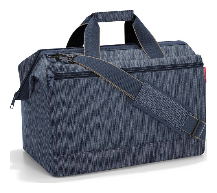 Obrázek z Reisenthel Allrounder L Pocket Herringbone Dark Blue 30 L 