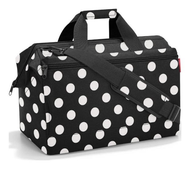 Obrázek z Reisenthel Allrounder L Pocket Dots White 30 L 
