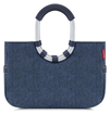 Obrázek z Reisenthel Loopshopper M Herringbone Dark Blue 12 L 