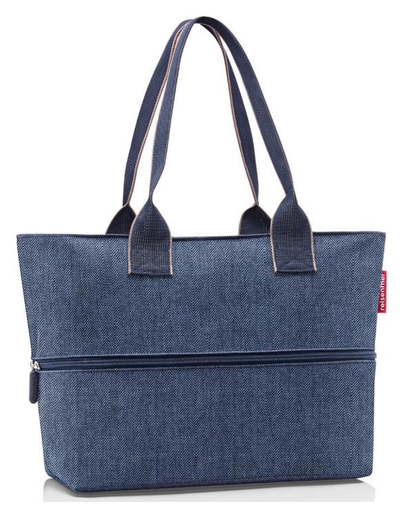 Obrázek z Reisenthel Shopper E1 Herringbone Dark Blue 12/18 L 