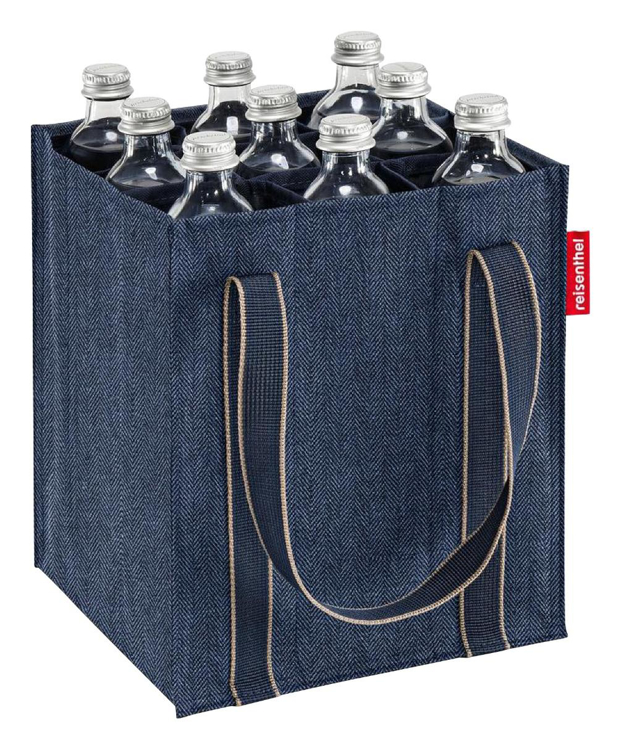 Obrázek z Reisenthel Bottlebag Herringbone Dark Blue 