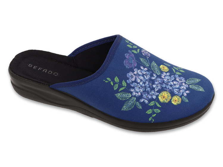 Obrázek z BEFADO 551D010 pantofle HOME GO modré 