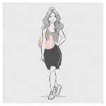 Obrázek z Enrico Benetti Nina 66786 Misty pink 