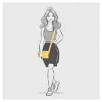 Obrázek z Enrico Benetti Zoë 66919 Yellow 