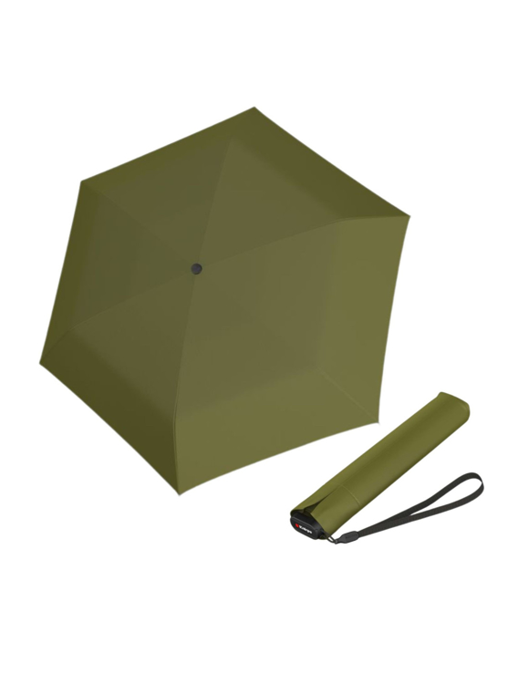 Obrázek z Knirps US.050 ultra light slim manual Cardamom - lehký skládací plochý deštník zelená 