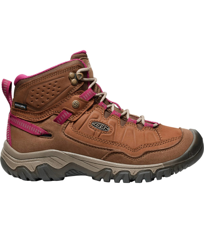 Obrázek z KEEN Targhee IV MID WP Women Dámské trekové boty bison/beaujolais 