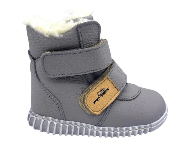 Obrázek z Pegres 1706 Bosé Dětské zimní boty šedé 