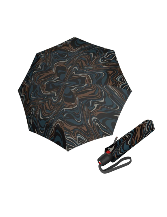 Obrázek z KNIRPS T.200 Medium Duomatic Tiger Blue - elegantní plně automatický deštník 