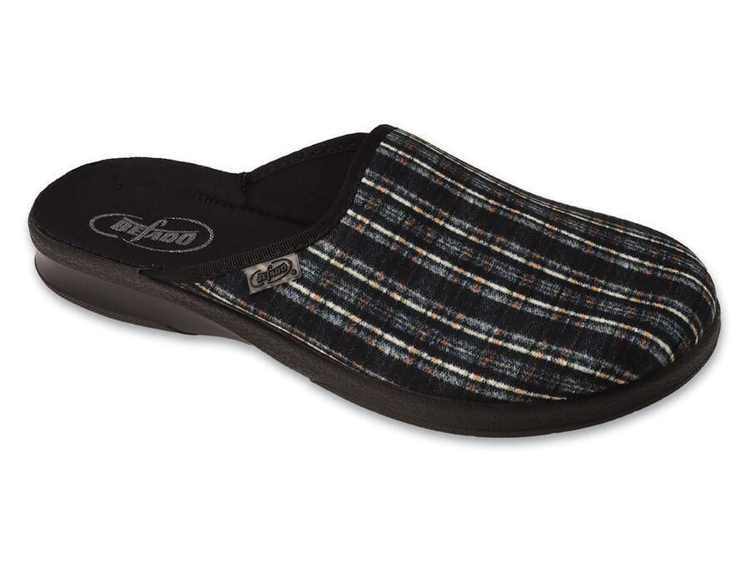 Obrázek z BEFADO 548M045 pánské pantofle LEON ZŠ černé 