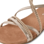 Obrázek z Tamaris 1-28130-46-116 Dámské sandály champagne 
