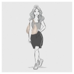 Obrázek z Enrico Benetti Nina 66786 Taupe 