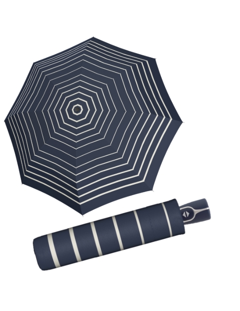 Obrázek z DOPPLER Fiber Magic Timeless - dámský plně automatický deštník modrá 