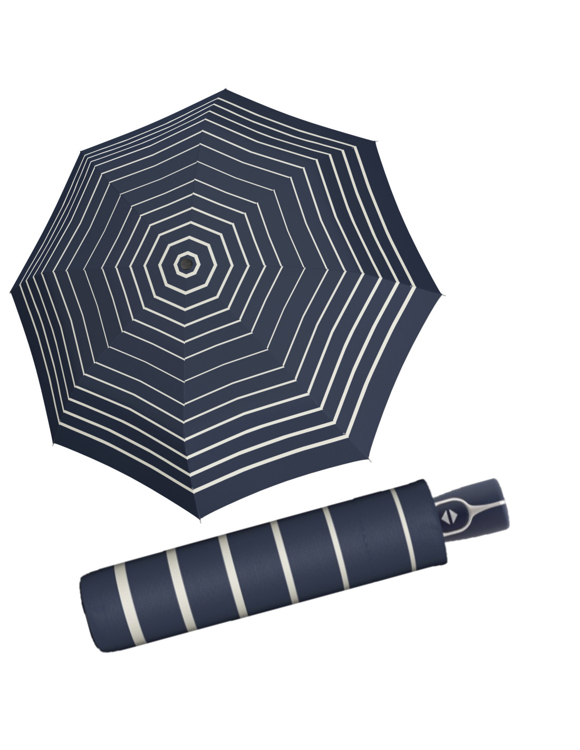 Obrázek z DOPPLER Fiber Magic Timeless - dámský plně automatický deštník modrá 