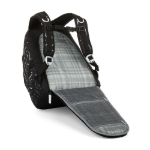 Obrázek z Bagmaster DIGITAL 23 A studentský batoh - černo bílý Černá 34 l 