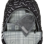 Obrázek z Bagmaster DIGITAL 23 A studentský batoh - černo bílý Černá 34 l 