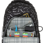 Obrázek z Bagmaster DIGITAL 23 A studentský batoh - černo bílý Černá 34 l 