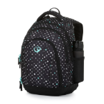 Obrázek z Bagmaster SUPERNOVA 23 A studentský batoh - černo tyrkysový Černá 34 l 