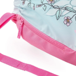 Obrázek z Bagmaster SÁČEK LUMI 23 B školní na přezůvky / tělocvik - květinová víla Modrá 1,5 l 