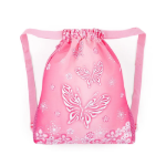 Obrázek z Bagmaster SÁČEK VEGA 23 A školní na přezůvky / tělocvik - motýlci Růžová 1,5 l 