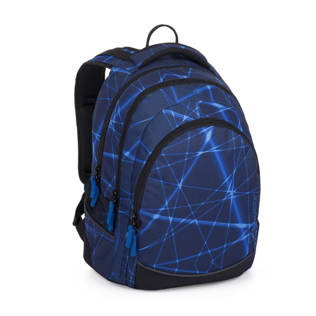 Obrázek z Bagmaster DIGITAL 24 A studentský batoh – modrý Modrá 34 l 