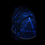 Obrázek z Bagmaster DIGITAL 24 A studentský batoh – modrý Modrá 34 l 