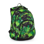 Obrázek z Bagmaster LINCOLN 25 A studentský batoh – zeleno-černý Zelená 40 l 