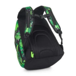 Obrázek z Bagmaster LINCOLN 25 A studentský batoh – zeleno-černý Zelená 40 l 