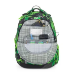 Obrázek z Bagmaster LINCOLN 25 A studentský batoh – zeleno-černý Zelená 40 l 