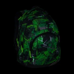 Obrázek z Bagmaster LINCOLN 25 A studentský batoh – zeleno-černý Zelená 40 l 