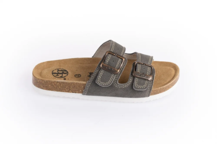 Obrázek BF BY-213-12-99 Dámské pantofle v šedé barvě