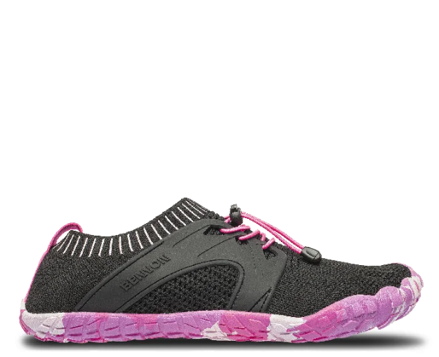 Obrázek z Bennon BOSKY Black/pink Barefoot Volnočasová obuv 