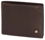 Obrázek z Peněženka Aeronautica Militare Plate AM-132-25 hnědá 