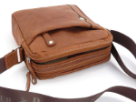 Obrázek z Taška crossbody kožená BHPC Explore M+ BH-382-75 tabáková 3 L 