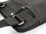 Obrázek z Taška crossbody kožená BHPC Explore L BH-381-01 černá 3 L 