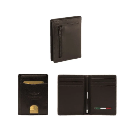 Obrázek Peněženka Aeronautica Militare Target clip AM-174-25 hnědá