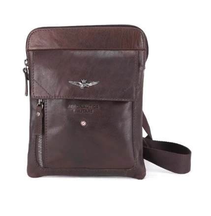 Obrázek Taška cross Aeronautica Militare Vintage AM-301-25 hnědá 1 L