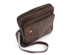 Obrázek z Taška crossbody kožená BHPC Explore L BH-381-25 hnědá 3 L 