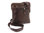 Obrázek z Taška crossbody kožená BHPC Explore L BH-381-25 hnědá 3 L 