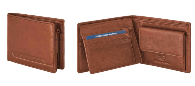 Obrázek z Peněženka Aeronautica Militare Moon AM-233-65 hnědá 