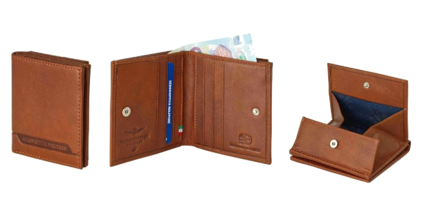 Obrázek z Peněženka Aeronautica Militare Moon AM-234-65 hnědá 