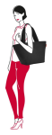 Obrázek z Reisenthel Shopper M Black 15 L 