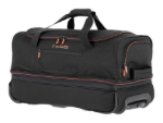 Obrázek z Travelite Basics Wheeled duffle S Black/orange 51/64 L 