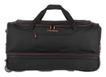 Obrázek z Travelite Basics Wheeled duffle L Black/orange 98/119 L 