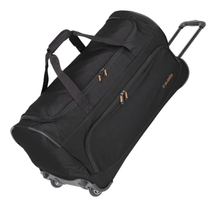 Obrázek Travelite Basics Fresh Wheeled Duffle Black 89 L