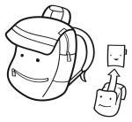 Obrázek z Reisenthel Backpack Kids Cats and dogs rose 5 L 