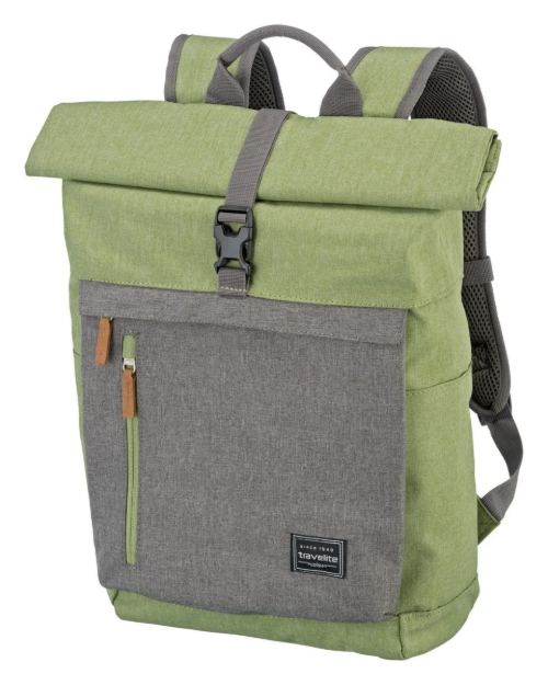 Obrázek z Travelite Basics Roll-up Backpack Green/Grey 35 L 