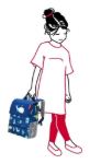 Obrázek z Reisenthel Backpack Kids Abc friends blue 5 L 
